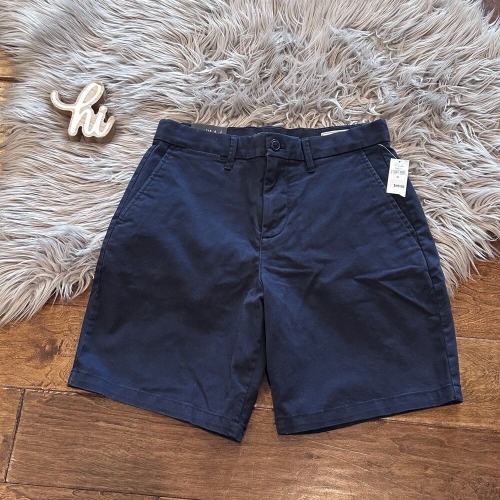 GAP Womens Shorts 8” Blue Navy Shorts  Size 28 Gapflex Hits Above Knee New